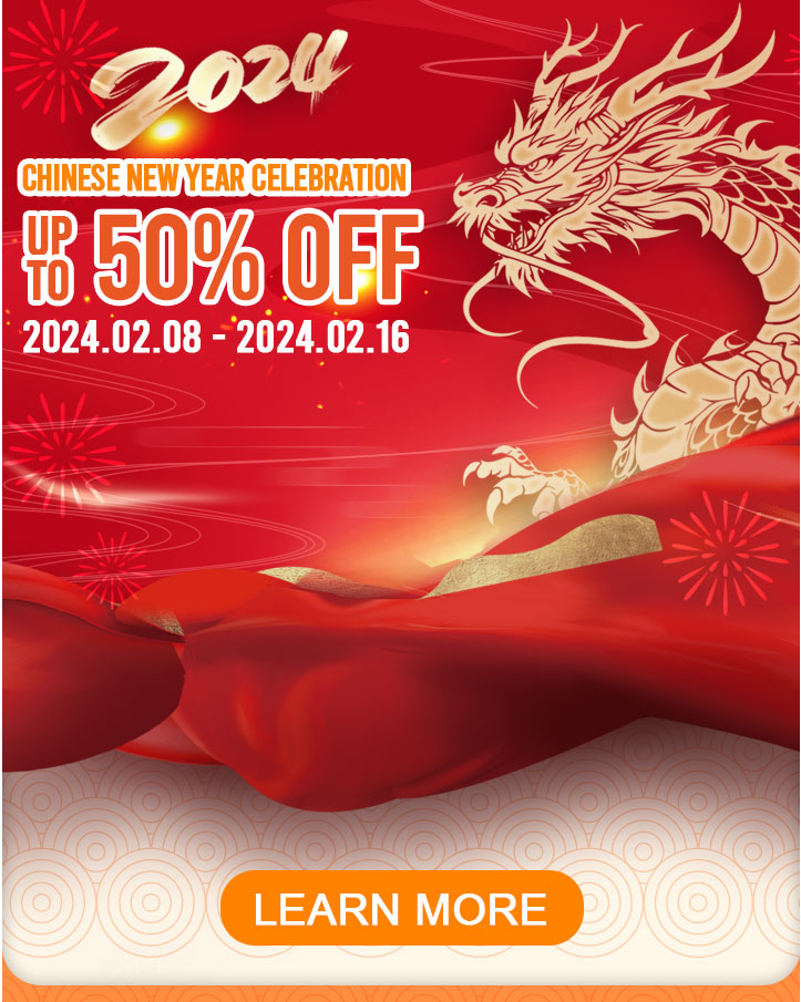 Chinese New Year Sale Up to 50% Off