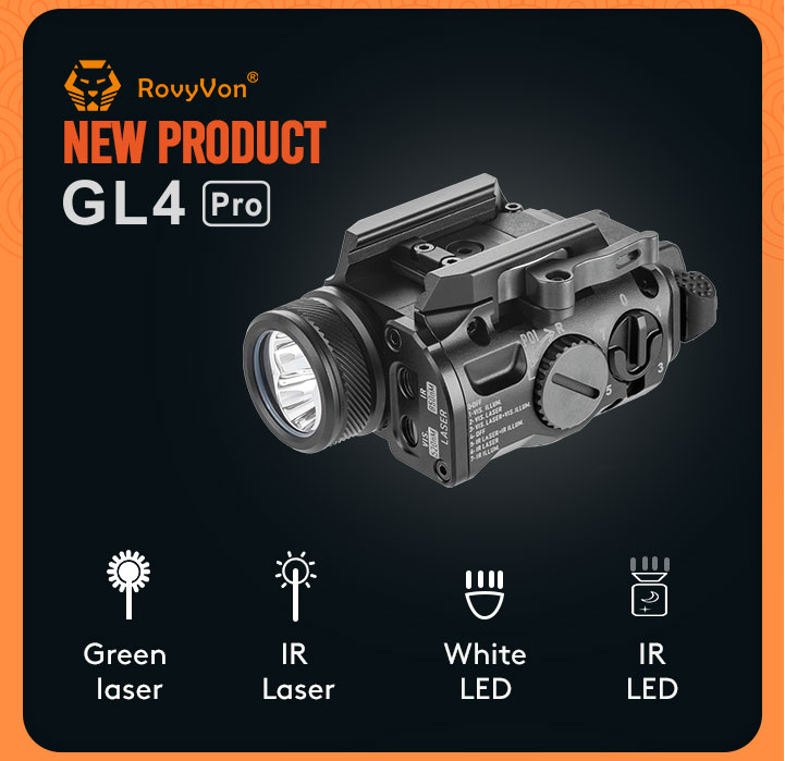 GL4 Pro 4-IN-1 Rail-Mounted Light